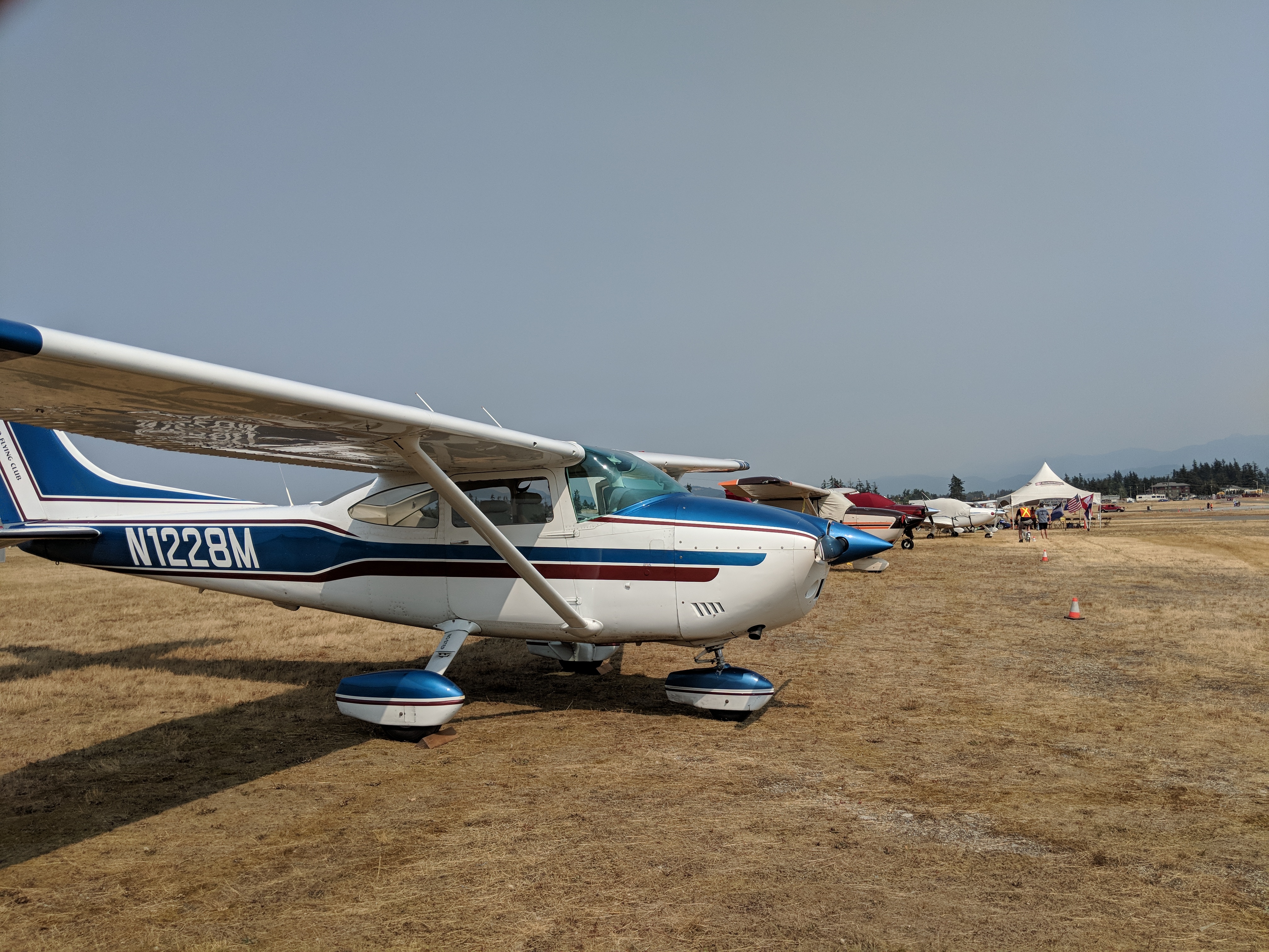 The Club's Cessna 182, N1228M at CYXX.
